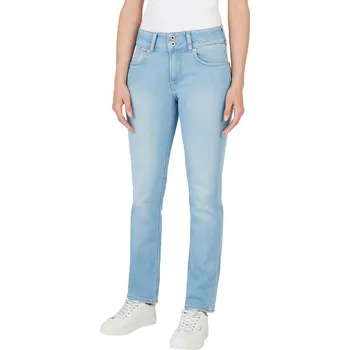 Dámské džíny Pepe Jeans Dámské džíny SLIM JEANS MW GEN Barva: denim (odpovídá obrázku), Velikost: W33 L32
