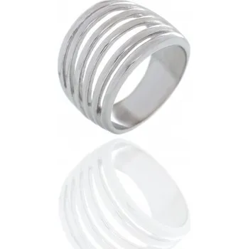 Prsten Prosperk Prstýnek ocelový vrstvený Velikost prstenů: 7 (EU: 54-56)