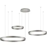 Nova Luce Elowen LED závěsné svítidlo Stříbrná