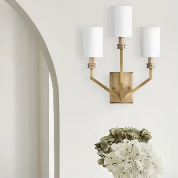 Nástěnné svítidlo Hinkley HK-MOORE-WB3-HB - Nástěnné svítidlo MOORE 3xE14/40W/230V zlatá