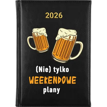 Kalendář Knižkový kalendář 2026 A5 černý