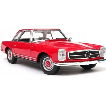 autíčko Mercedes Benz 230SL 1963 1:24 WELLY 24091 červený