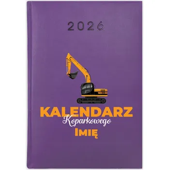 Kalendář Knižní kalendář 2026 A5 FunnyCase fialový