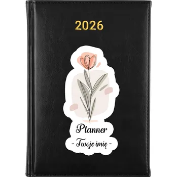 Kalendář Knižkový kalendář 2026 A5 černý