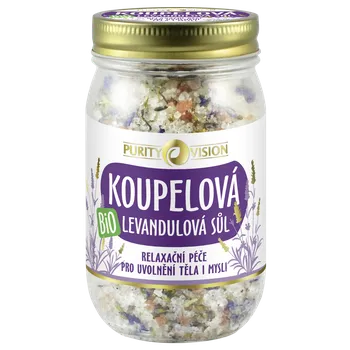 bomba do koupele Purity Vision Levandulová koupelová sůl 400 g