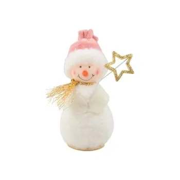 Vánoce Sněhulák na postavení bílý (Anděl)