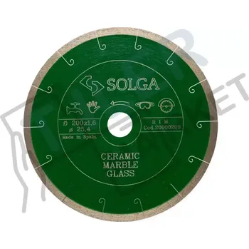 Řezný kotouč SOLGA Diamantový kotouč na obklady a dlažbu 200/25,4 (Ref. 20000200)