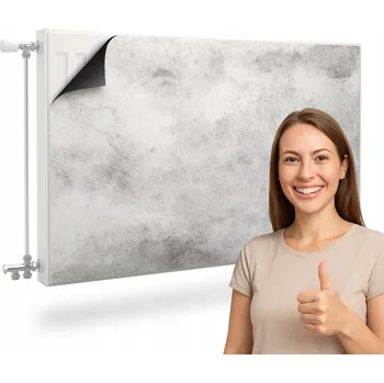 Obraz Magnetická podložka na radiátor, kryt 90 x 60 cm šedá