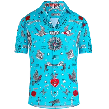 Pánská košile Gravel košile CYCOLOGY Tattoo (Motiv Tattoo, velikost XL)