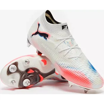 Kopačky Kopačky Puma Future 8 Ultimate MxSG bílá/červená (8uk/ 42EU/ 27cm)