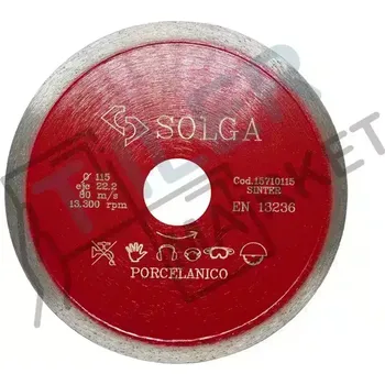 Řezný kotouč SOLGA Diamantový kotouč 115/22,2 na tvrdou keramiku (Ref. 15710115)