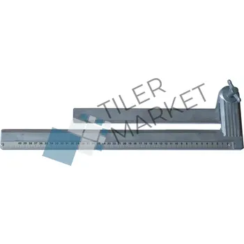 pravítka KAUFMANN Pravítko s dorazem Topline PRO – 430mm měřítko ND č. 27, 28, 77, 78 (Ref. 10.406.04)