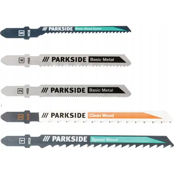 Pilový plátek Sada pilových listů do přímočaré pily PARKSIDE, univerzální pilové listy, 5 kusů
