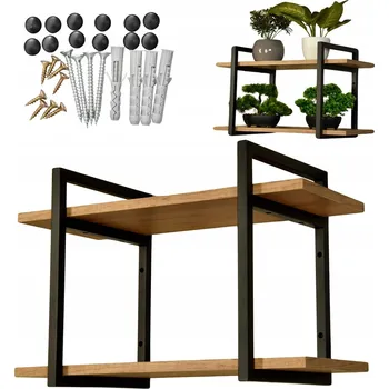 police Kovová police Gramix 60 x 30 cm dub craft zlatý