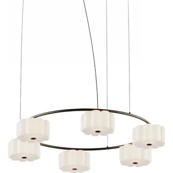 Aromas Flow G9 závěsný lustr Černá matná