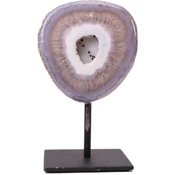 Přírodní kámen Magieprirody.cz Achát drúza na stojánku 730g Top kvalita #ATS042