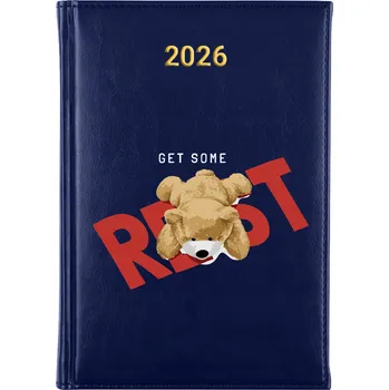 Kalendář Knižní kalendář 2026 A5 modrý