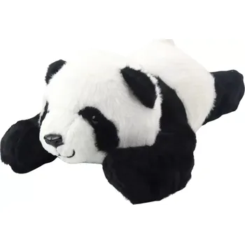 plyšák Plyšová ležící panda 30 cm černo-bílá