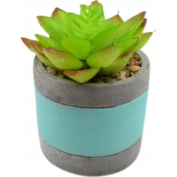 umělá květina SUKULENT UMĚLÝ KVĚT V KVĚTINÁČI DO DOMU KANCELÁŘE KUCHYNĚ KOUPELNY OBÝVACÍHO POKOJE