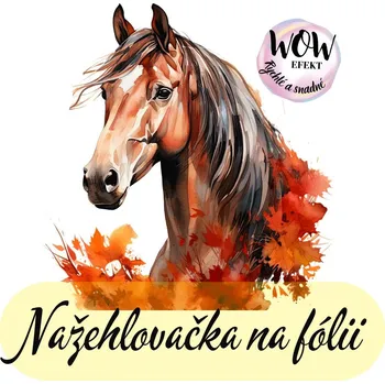 Nažehlovačky na fólii Nažehlovačka na fólii, HLAVA KONĚ, 5,3x5,5 cm /ks