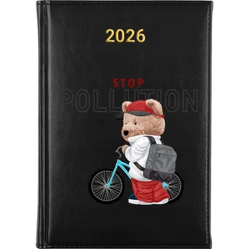 Kalendář Knižkový kalendář 2026 A5 černý