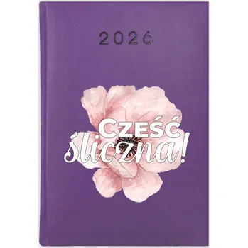 Kalendář Knihový kalendář 2026 A5 fialový