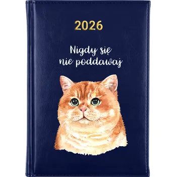 Kalendář Knižní kalendář 2026 A5 modrý