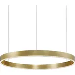 Nova Luce Motif LED kruhové závěsné svítidlo stmívatelné CCT Zlatá / 3000K TRIAC / ⌀100cm