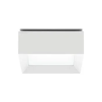 Lombardo Flo Q LED Čtvercové Svítidlo Přisazené IP20 IK06 150mm / 2700K / Bílá