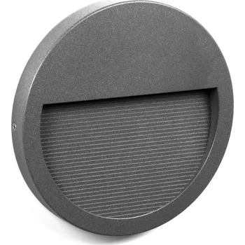 Nástěnné svítidlo Cristher Slim Bracket 580D LED přisazené svítidlo antracitové 3000K