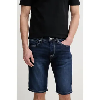 Pánské kraťasy Džínové šortky Pepe Jeans SLIM GYMDIGO SHORT TRACK pánské, tmavomodrá barva, PM801075EE4 59X, vel. 31