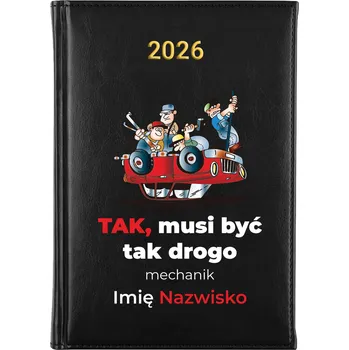 Kalendář Knižní kalendář 2026 A5 FunnyCase černý