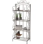 Regál BHM Germany 61 x 153 x 33 cm, odstíny hnědé