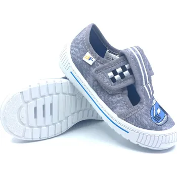 Chlapecké bačkory Bačkory 3F 3SK3/22 Šedé auto 27, Vnitřní délka boty: 17,4 cm, Vnitřní šířka boty: 6,7 cm