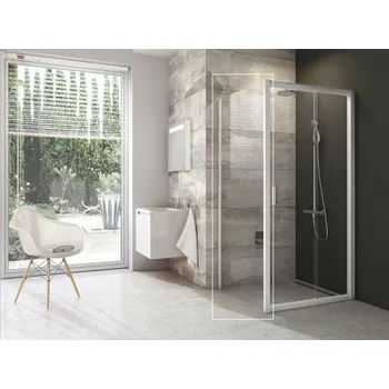 RAVAK Sprchový kout Ravak Blix BLDP2/BLPS 120x90 rohový, bílá/transparent 0PVG0100Z1;9BH70100Z1