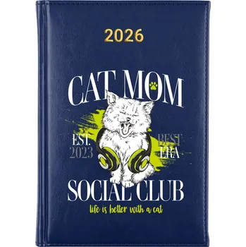 Kalendář Knižkový kalendář 2026 A5 Cute Cups vícebarevný