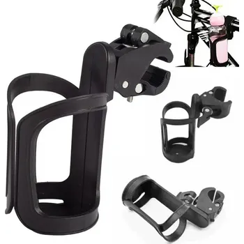 Držák na kočárek Držák na pití s otočným úchytem a popruhem | držák nápojů, otočný držák