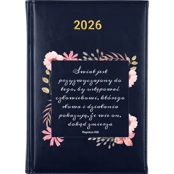 Kalendář Knižkový kalendář 2026 A5 FunnyCase modrý