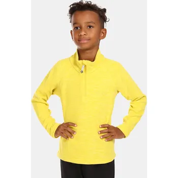 Chlapecká mikina Dětská fleecová mikina KILPI ALMERI-J UJ0204KI ŽLUTÁ 152