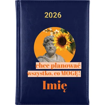 Kalendář Knižní kalendář 2026 A5 modrý