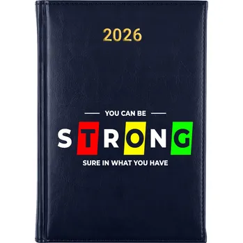 Kalendář Knižkový kalendář 2026 A5 FunnyCase modrý