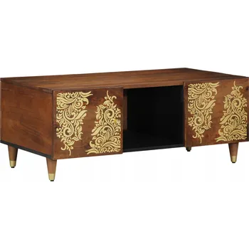 Konferenční stolek Konferenční stolek VidaXL obdélníkový 54 x 100 x 40 cm, béžové odstíny