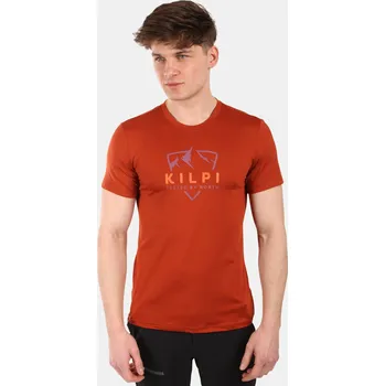Pánské tričko Pánské funkční triko KILPI LISMAIN-M YM0302KI HNĚDÁ 4XL