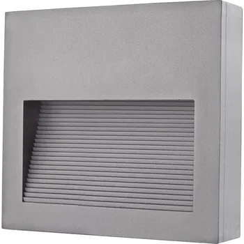 Nástěnné svítidlo Cristher Slim square surf LED přisazené svítidlo šedé 3000K