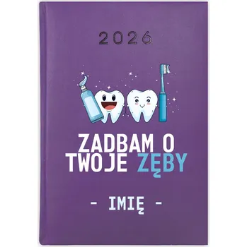 Kalendář Knižní kalendář 2026 A5 FunnyCase fialový