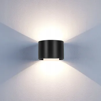 Nástěnné svítidlo LED lampa s nastavitelným úhlem svícení, venkovní LED nástěnné svítidlo 12 W