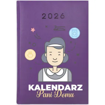 Kalendář Knihový kalendář 2026 A5 fialový