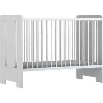 Dětská postýlka Faktum Postýlka Mia 60x120 cm Dezén: bílá barva, Vzor: bez vzoru, Lišta proti okusu: ne Bílé