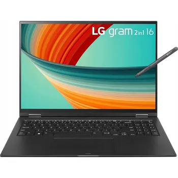 Notebook Notebook LG gram 16 16T90R-K.AAC7U1 16" Intel Core i7 16 GB / 512 GB černý