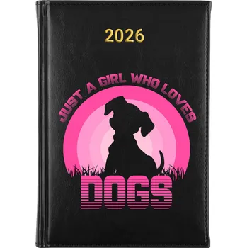 Kalendář Knižní kalendář 2026 A5 FunnyCase černý